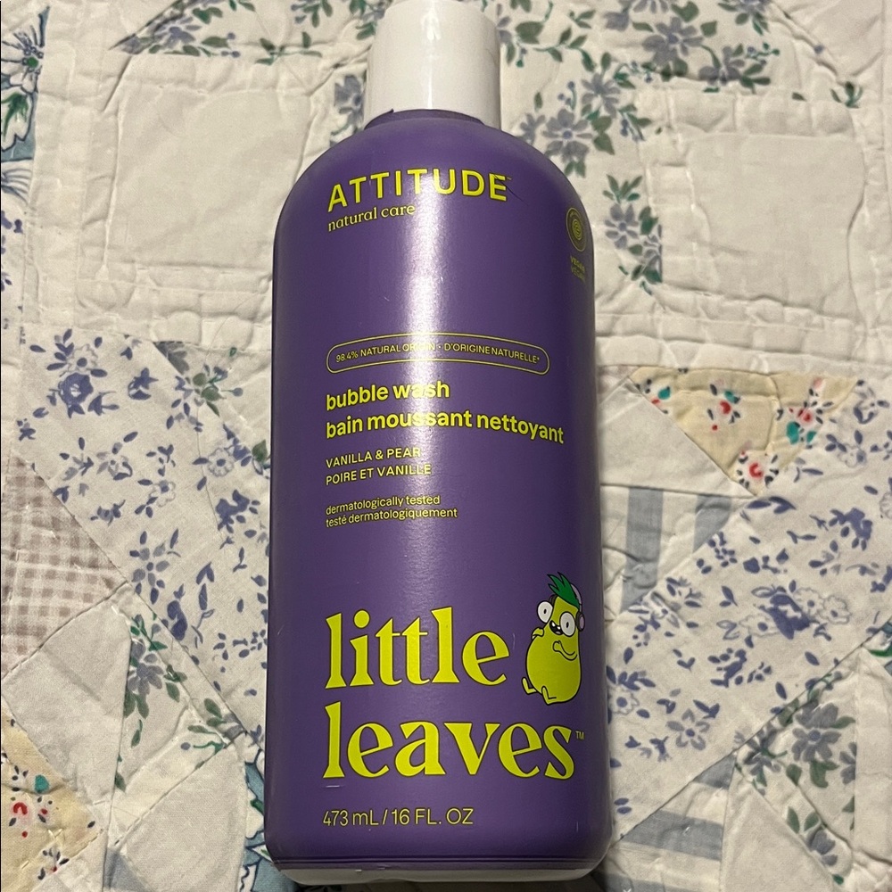 Little Leaves Purple Bubble Wash